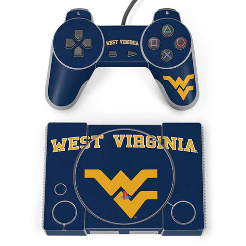 West Virginia University Est 1867 PlayStation Classic Bundle Skin