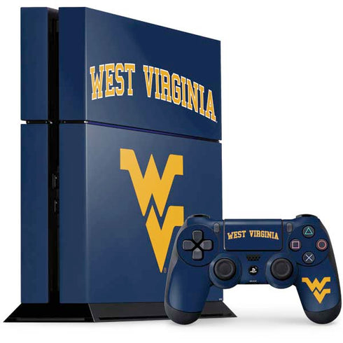 West Virginia University Est 1867 PS4 Console and Controller Bundle Skin