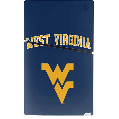 West Virginia University Est 1867 PS5 Slim Digital Edition Console Skin
