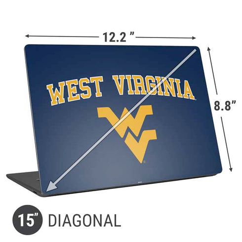 West Virginia University Est 1867 Universal Laptop 15in (12.2 x 8.8in) Skin