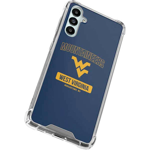 West Virginia University Mountaineers Logo Galaxy A14 5G Clear Case