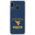 West Virginia University Mountaineers Logo Galaxy A20 Clear Case