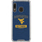 West Virginia University Mountaineers Logo Galaxy A30 Clear Case