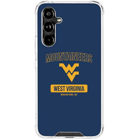 West Virginia University Mountaineers Logo Galaxy A54 5G Clear Case
