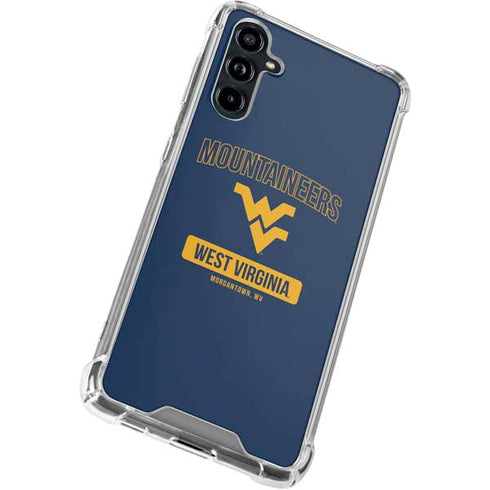 West Virginia University Mountaineers Logo Galaxy A54 5G Clear Case