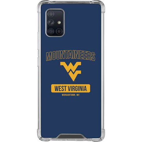 West Virginia University Mountaineers Logo Galaxy A71 5G Clear Case