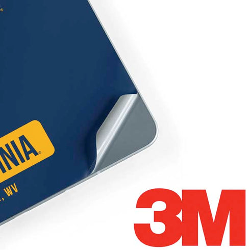 West Virginia University Mountaineers Logo Galaxy Book 12in Skin