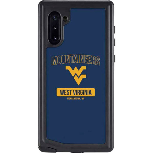 West Virginia University Mountaineers Logo Galaxy Note 10 Waterproof Case