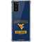 West Virginia University Mountaineers Logo Galaxy Note20 5G Clear Case