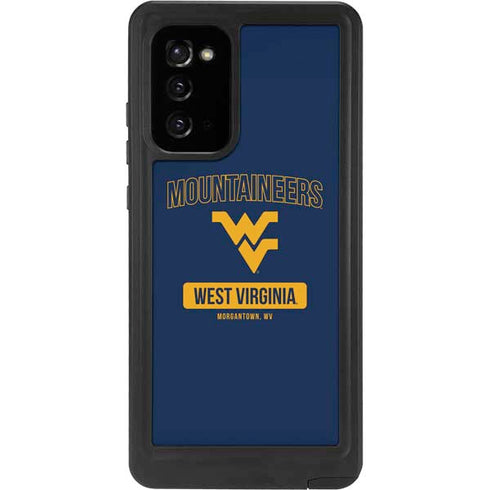West Virginia University Mountaineers Logo Galaxy Note20 5G Waterproof Case