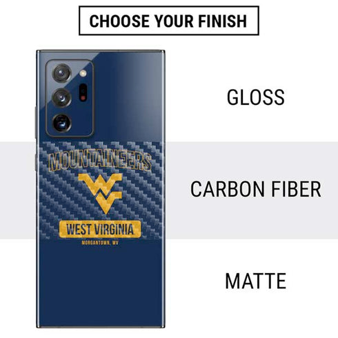 West Virginia University Mountaineers Logo Galaxy Note20 Ultra 5G Skin