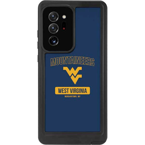 West Virginia University Mountaineers Logo Galaxy Note20 Ultra 5G Waterproof Case