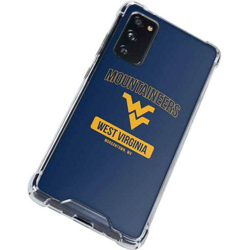 West Virginia University Mountaineers Logo Galaxy S20 FE Clear Case