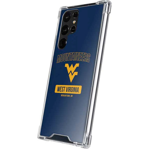 West Virginia University Mountaineers Logo Galaxy S22 Ultra Clear Case