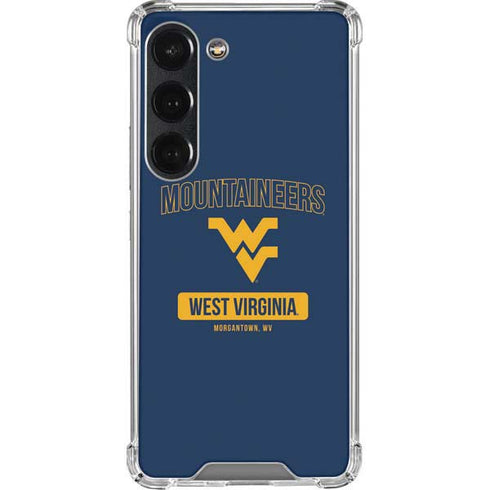 West Virginia University Mountaineers Logo Galaxy S23 Clear Case