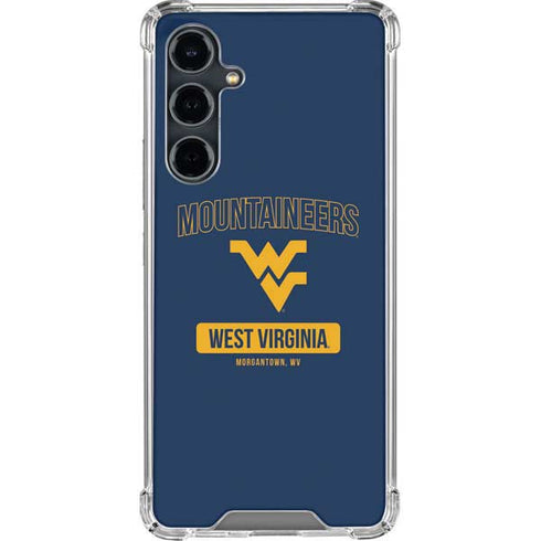 West Virginia University Mountaineers Logo Galaxy S23 FE Clear Case