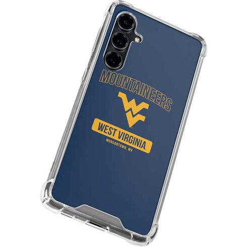 West Virginia University Mountaineers Logo Galaxy S23 FE Clear Case