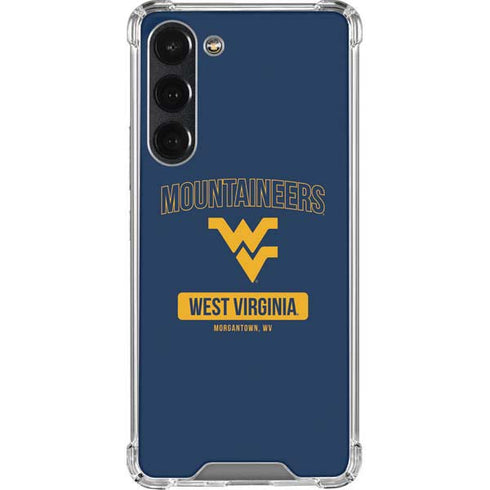 West Virginia University Mountaineers Logo Galaxy S23 Plus Clear Case