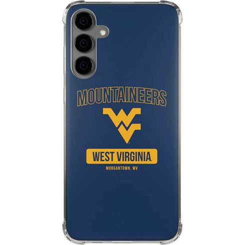 West Virginia University Mountaineers Logo Galaxy S24 Plus Clear Case