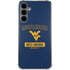 West Virginia University Mountaineers Logo Galaxy S24 Plus Clear Case