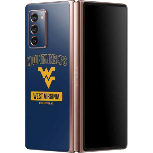 West Virginia University Mountaineers Logo Galaxy Z Fold2 5G Skin