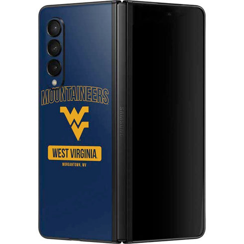West Virginia University Mountaineers Logo Galaxy Z Fold3 5G Skin