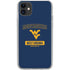 West Virginia University Mountaineers Logo iPhone 11 Clear Case