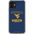 West Virginia University Mountaineers Logo iPhone 12 Clear Case