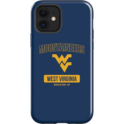 West Virginia University Mountaineers Logo iPhone 12 Impact Case