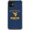 West Virginia University Mountaineers Logo iPhone 12 Mini Clear Case