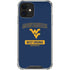 West Virginia University Mountaineers Logo iPhone 12 Mini Clear Case
