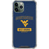 West Virginia University Mountaineers Logo iPhone 12 Pro Max Clear Case