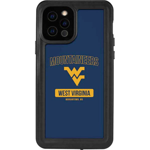 West Virginia University Mountaineers Logo iPhone 12 Pro Waterproof Case