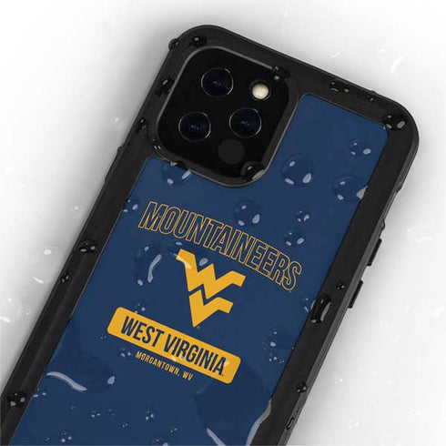 West Virginia University Mountaineers Logo iPhone 12 Pro Waterproof Case