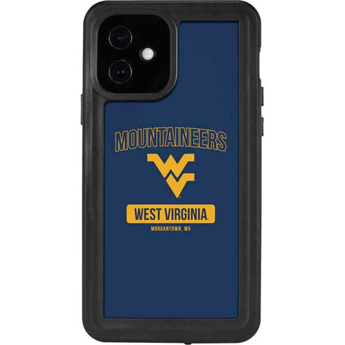 West Virginia University Mountaineers Logo iPhone 12 Waterproof Case