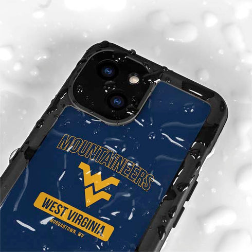 West Virginia University Mountaineers Logo iPhone 13 Mini Waterproof Case