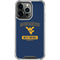 West Virginia University Mountaineers Logo iPhone 13 Pro Clear Case