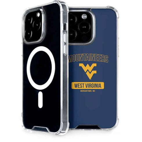 West Virginia University Mountaineers Logo iPhone 13 Pro MagSafe Case