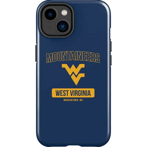West Virginia University Mountaineers Logo iPhone 14 Plus Impact Case