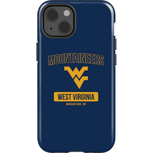 West Virginia University Mountaineers Logo iPhone 14 Impact Case
