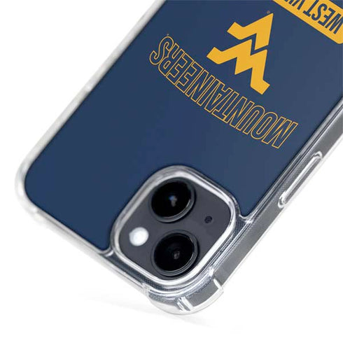 West Virginia University Mountaineers Logo iPhone 15 Plus MagSafe Case