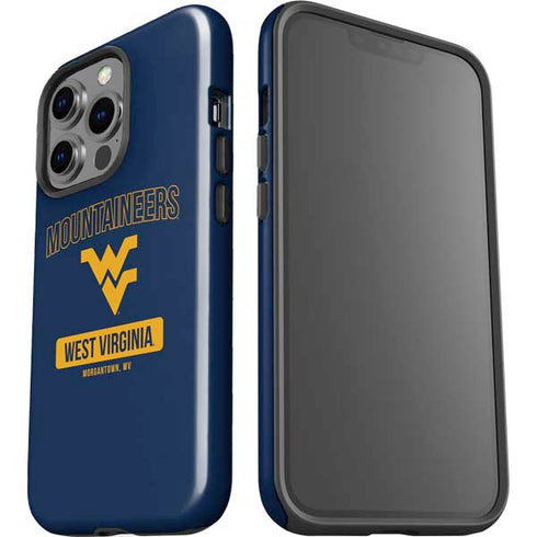 West Virginia University Mountaineers Logo iPhone 15 Pro Impact Case