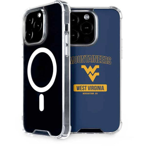 West Virginia University Mountaineers Logo iPhone 15 Pro MagSafe Case