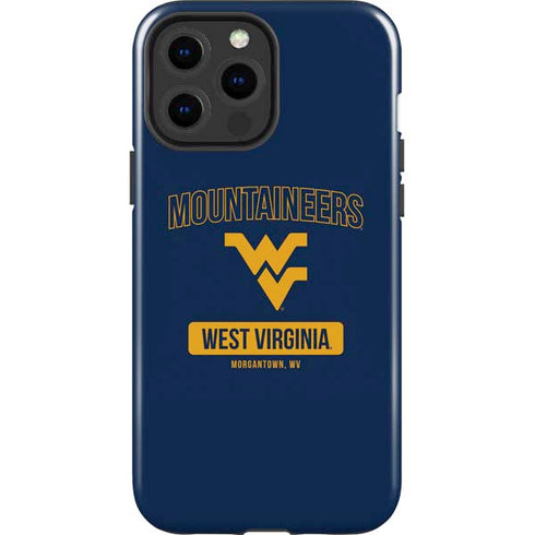 West Virginia University Mountaineers Logo iPhone 15 Pro Max Impact Case