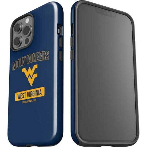 West Virginia University Mountaineers Logo iPhone 15 Pro Max Impact Case
