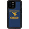 West Virginia University Mountaineers Logo iPhone 14 Pro Max Waterproof Case
