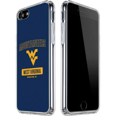 West Virginia University Mountaineers Logo iPhone SE (2nd & 3rd Gen) Clear Case