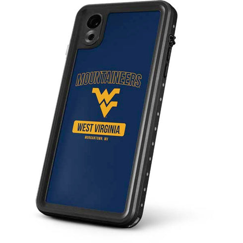 West Virginia University Mountaineers Logo iPhone XR Waterproof Case