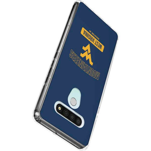 West Virginia University Mountaineers Logo LG Stylo 6 Clear Case
