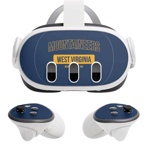 West Virginia University Mountaineers Logo Meta Quest 3 Skin